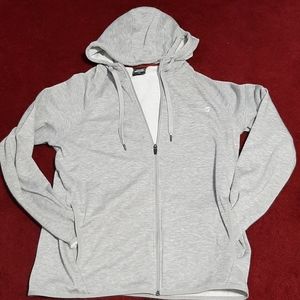 Grey zip up hoodie